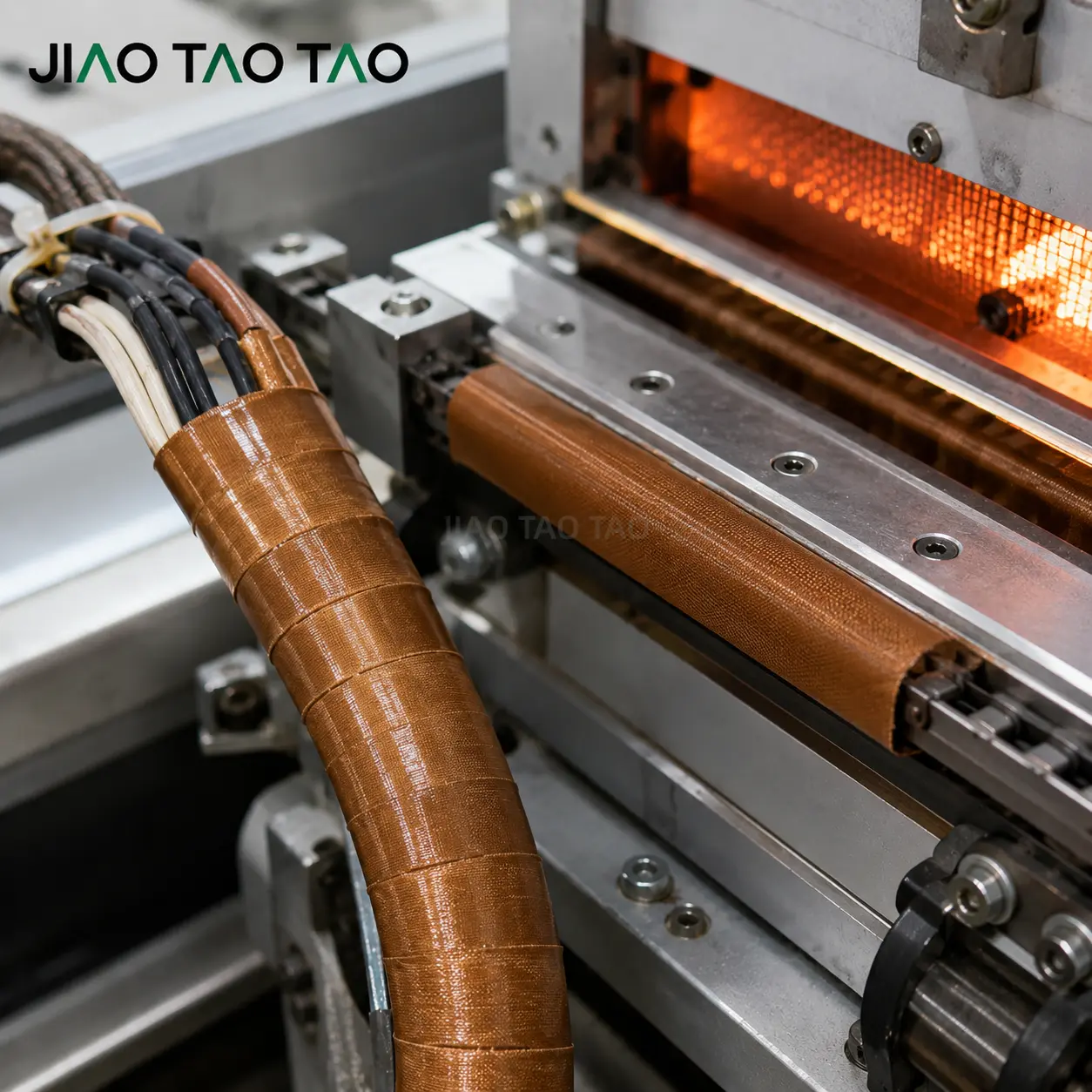 PTFE release paper tape for rollers cable protection and industrial equipment